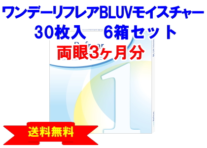 ワンデーリフレアBLUVモイスチャー 6箱セット