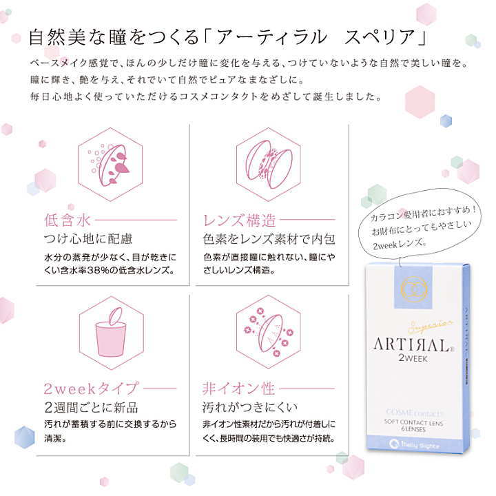 アーティラルスペリア2WEEKの素材