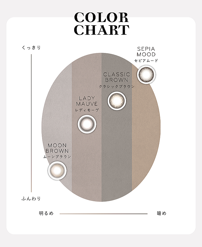 クレイネル (clainel)のカラーチャート