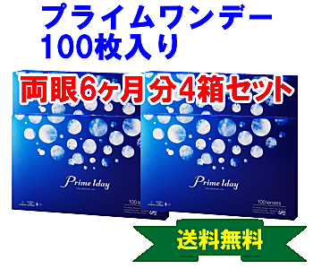 プライムワンデー100枚入4箱セット