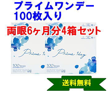 プライムワンデー 100枚入4箱セット
