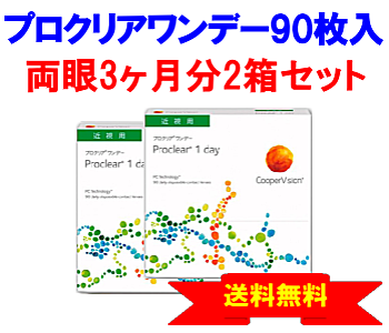 プロクリアワンデー 90枚入2箱セット